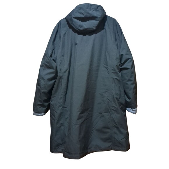 Land's End Hooded Insulated 3 in 1 Primaloft Parka Women's 1X  16W-18W.  Black - Picture 8 of 9